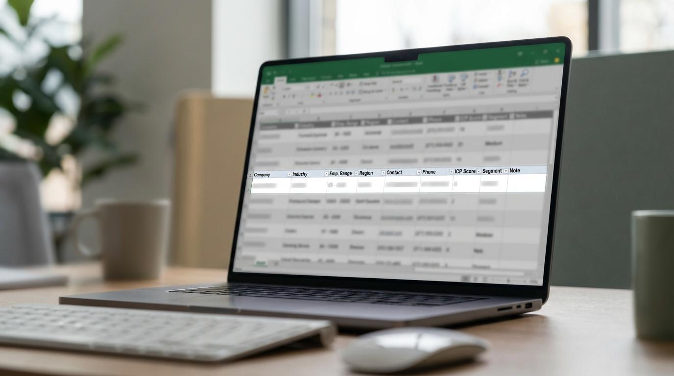 lav en icp til outbound salg