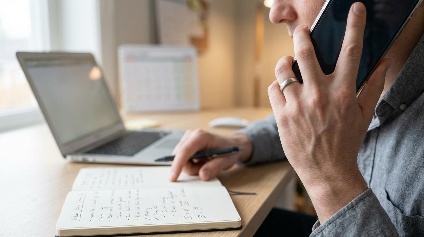 mødebooking call script